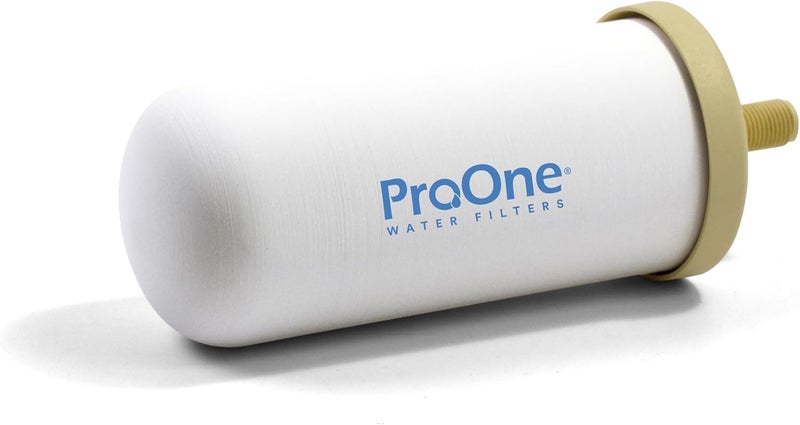 ProOne فلتر مياه جاذبية بديل 5 بوصة G-Series 1-Pack - متوافق عالميًا مع أنظمة فلترة المياه الجاذبية - معتمد من NSF/ANSI لتقليل الرصاص، وتقليل الميكروبلاستيك، وإجمالي PFAS - Image 1